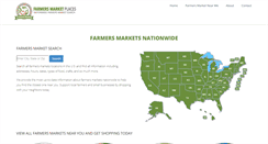 Desktop Screenshot of farmersmarketplaces.com