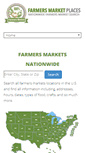 Mobile Screenshot of farmersmarketplaces.com